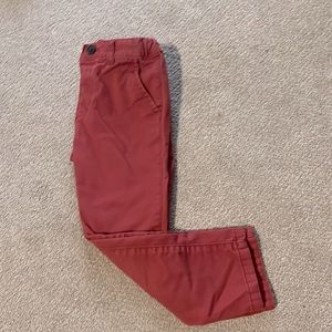 Boys red dress pant